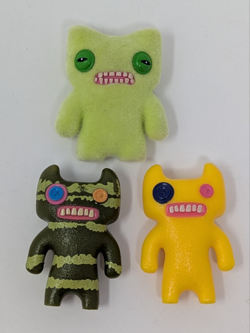 Fuggler Figures Lot Plastic Flocked